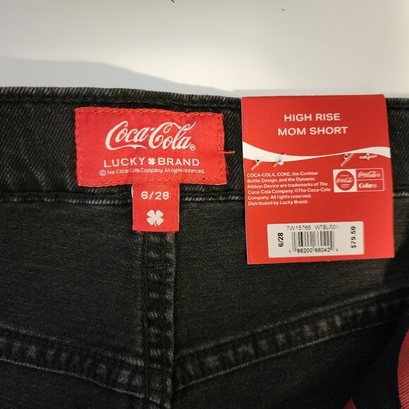 Lucky Brand Coco-Cola High Rise Mom Shorts (size 6) - Picture 4 of 6